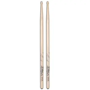 Baquetas 5a Zildjian Z5aa Punta Madera Hickory Anti Vibe Bateria Electronica
