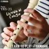 Flauta Dulce Soprano Escolar YAMAHA YRS23 con Funda Desarmable