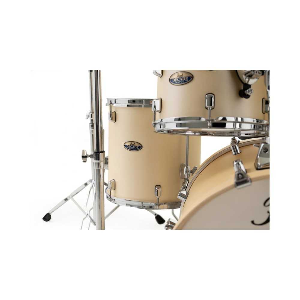 Bateria Pearl Decade Maple 5 Cuerpos Satin Gold Meringue