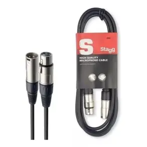 Cable Stagg XLR-XLR De 6 metros Canon Canon Fichas Metálicas