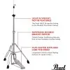 Soporte Pearl Para Hi-Hat Demon Series H-830