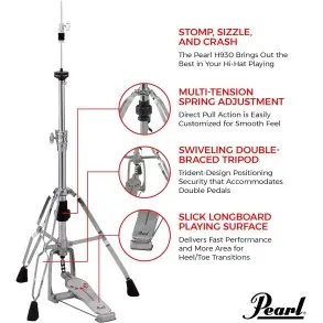 Soporte De hi-hat Pearl Demon H-930