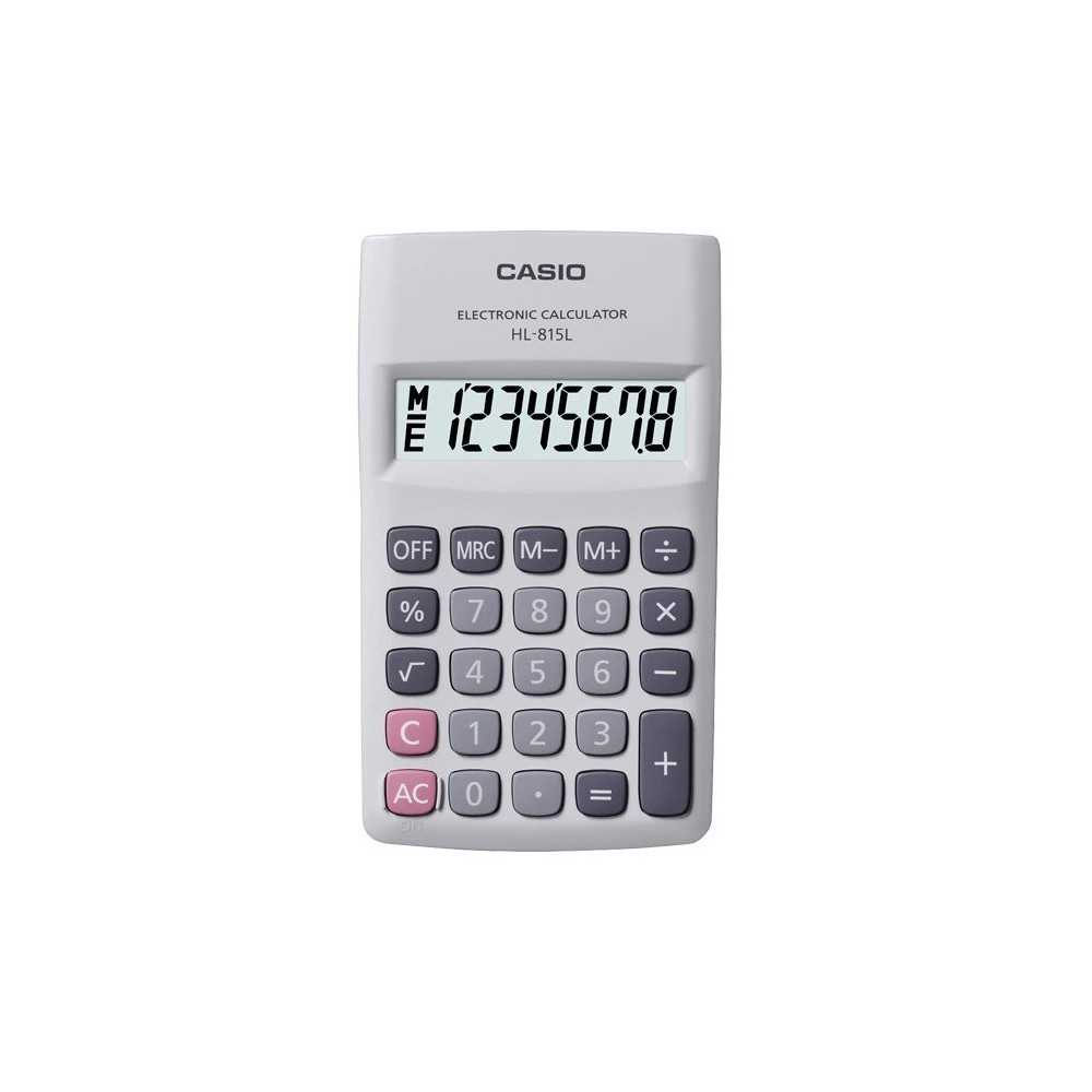 Calculadora Casio Portátil HL-815L-WE Blanco