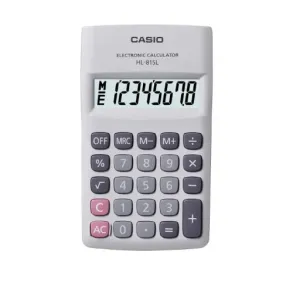 Calculadora Casio Portátil HL-815L-WE Blanco
