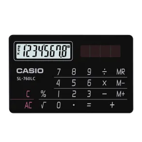 Calculadora Casio Portatil 8 digitos Display Regular Sl-760LC-BK