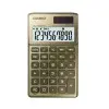 Calculadora Casio Portatil 10 digitos SL-1000TW-GD Dorado