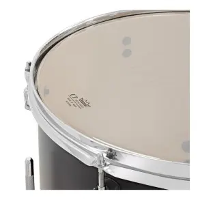 Tom De Piso Pearl Decade Maple De 14x14 Black Burst | Cuerpo Suelto | Tom Flotante - Chancha