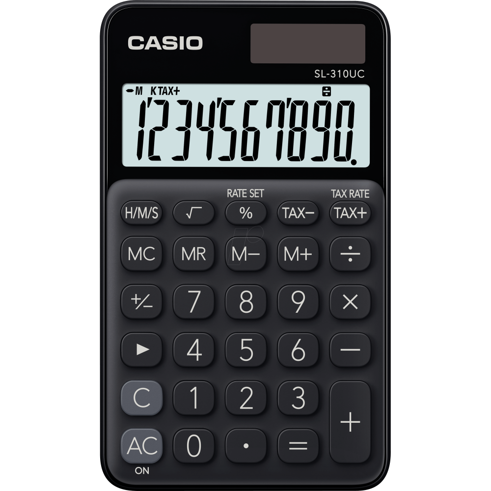 Calculadora Casio Portatil Display extra grande SL-310UC-BK Negro