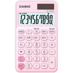 Calculadora Casio Portatil Display extra grande SL-310UC-PK Rosado