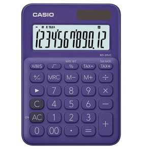 Calculadora Casio Escritorio 12 digitos MS-20UC-PL Violeta