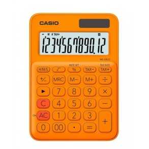 Calculadora Casio Escritorio 12 digitos MS-20UC-RG Naranja