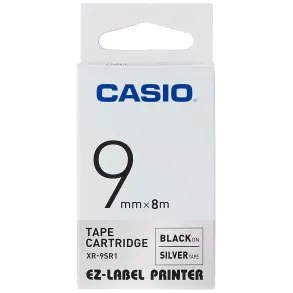 Cinta Para Rotuladora Casio 9mm Transparente XR-9X1