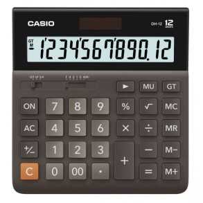 Calculadora Casio Escritorio 12 digitos DH-12-BK