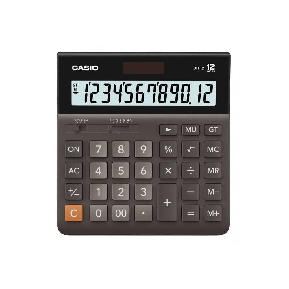 Calculadora Casio Escritorio 12 digitos DH-12-BK