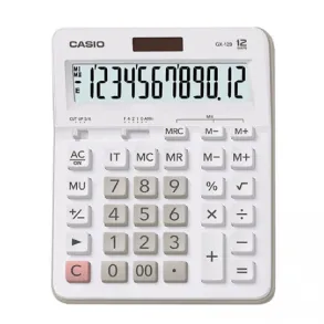Calculadora Escritorio 12 digitos GX-12B-WE Blanco