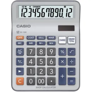 Calculadora Casio Mini Escritorio 12 digitos DC-12M
