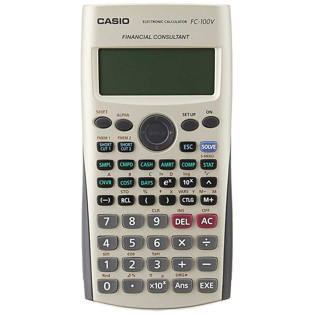 Calculadora casio fc discount 100v