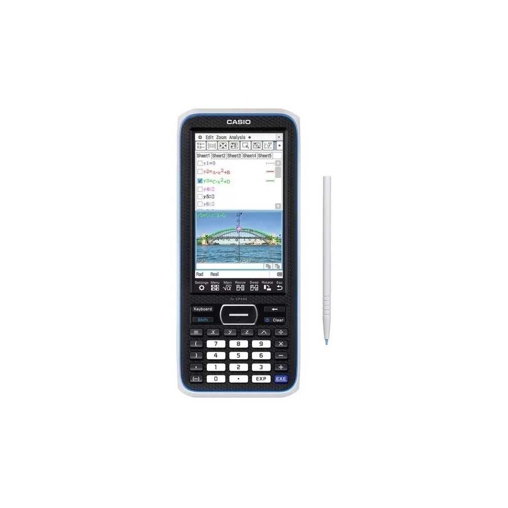 Calculadora Casio Graficadora 2900 Funciones Conexión PC FX-CP400 Negro