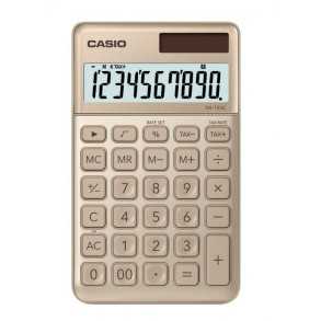 Calculadora Casio Escritorio 10 digitos NS-10SC-GD Dorado