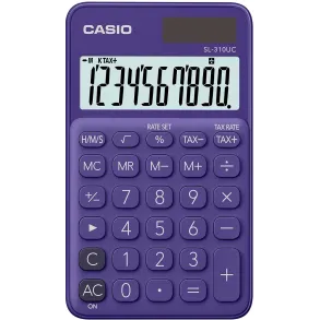 Calculadora Casio Portatil Display extra grande SL-310UC-PL Violeta