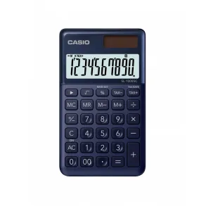 Calculadora Casio Portatil 10 digitos SL-1000SC-NY Azul Naval
