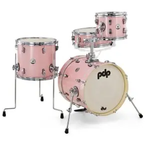Bateria PDP Poplar 4 Cuerpos Pale Rose Sparkle PDNY1604PR