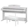 Piano Digital Kurzweil M70 88 Teclas Mueble Blanco con Banqueta