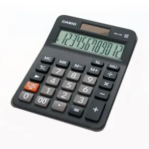 Calculadora Casio Escritorio 12 digitos Display extra grande MX-12B-BK