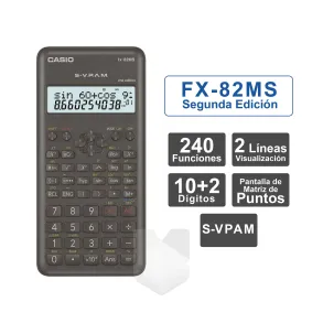 Calculadora Cientifica Casio FX-82MS 240 Funciones