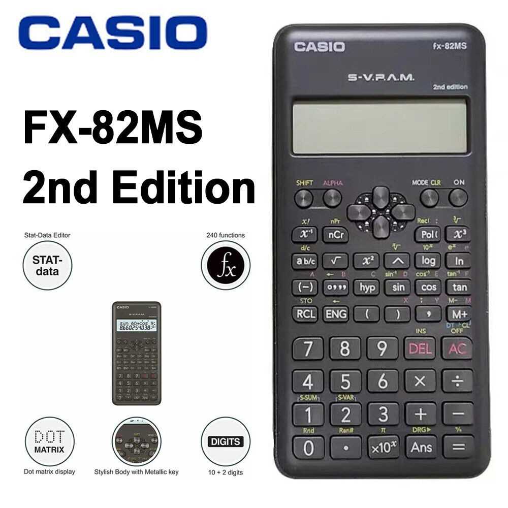 Calculadora Cientifica Casio FX-82MS 240 Funciones