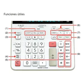 Calculadora Casio Impresora 2 Colores Escritorio | Fr2650rc