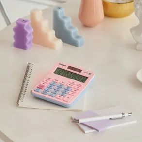 Calculadora Pantalla Grande Escritorio Casio Mx-12b Solar