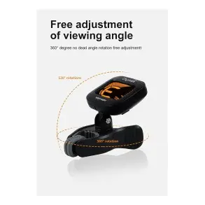 Afinador Violin Cromatico Clip Intrumentos De Viento Cuerdas