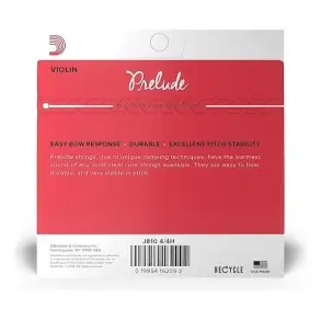 Encordado Para Violin 4/4 Daddario Prelude Heavy