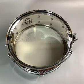 Redoblante De Acero Tambor Dixon 12x5 Cromado 6 Torres