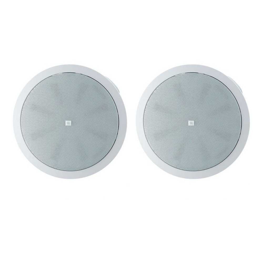 Kit X2 Parlantes Empotrar Techo Jbl Control 47c/t Blanco 75w