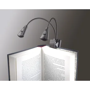 Luz De Atril Doble Flexible K&M | Accesorio Para Atril