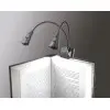 Luz De Atril Doble Flexible K&M | Accesorio Para Atril