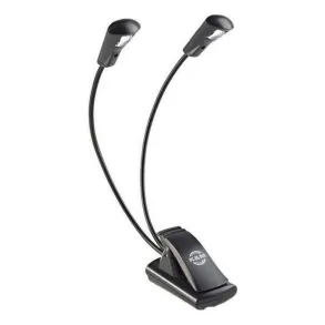 Luz De Atril Doble Flexible K&M | Accesorio Para Atril