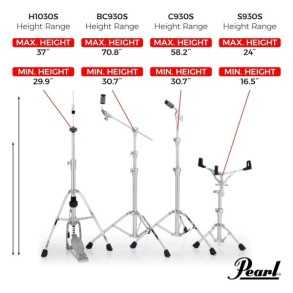 Set De Fierros Livianos Pearl | Modelo Hwp-930s | Pack X4