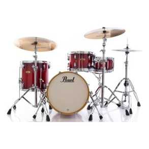 Bateria Pearl Session Studio Select 3 Cuerpos Bombo 24 Red