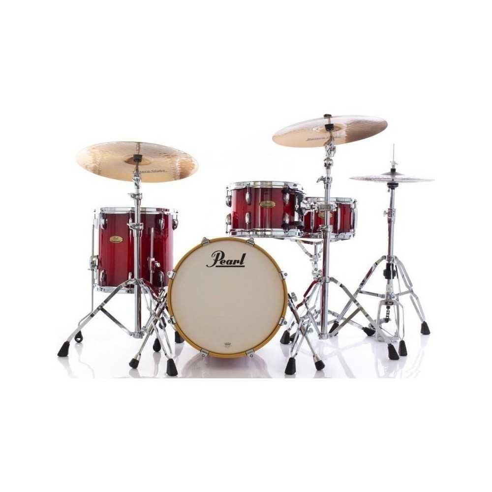 Bateria Pearl Session Studio Select 3 Cuerpos Bombo 24 Red