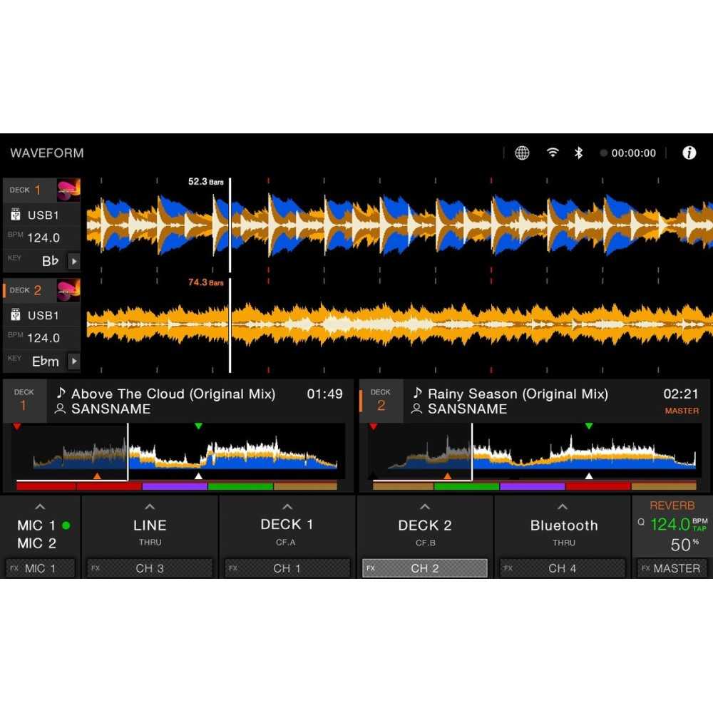 Controlador Dj All In One Sistema Pioneer Opus Quad