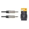 Cable Mini Plug 1 Metro Stagg Profesional Ficha Metalica