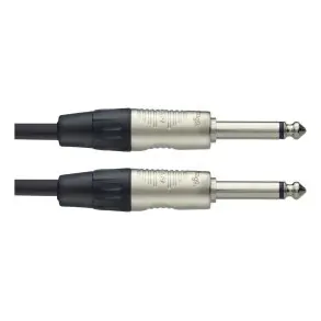 Cable Plug Plug 6 Metros Stagg Audio Ficha Metalica