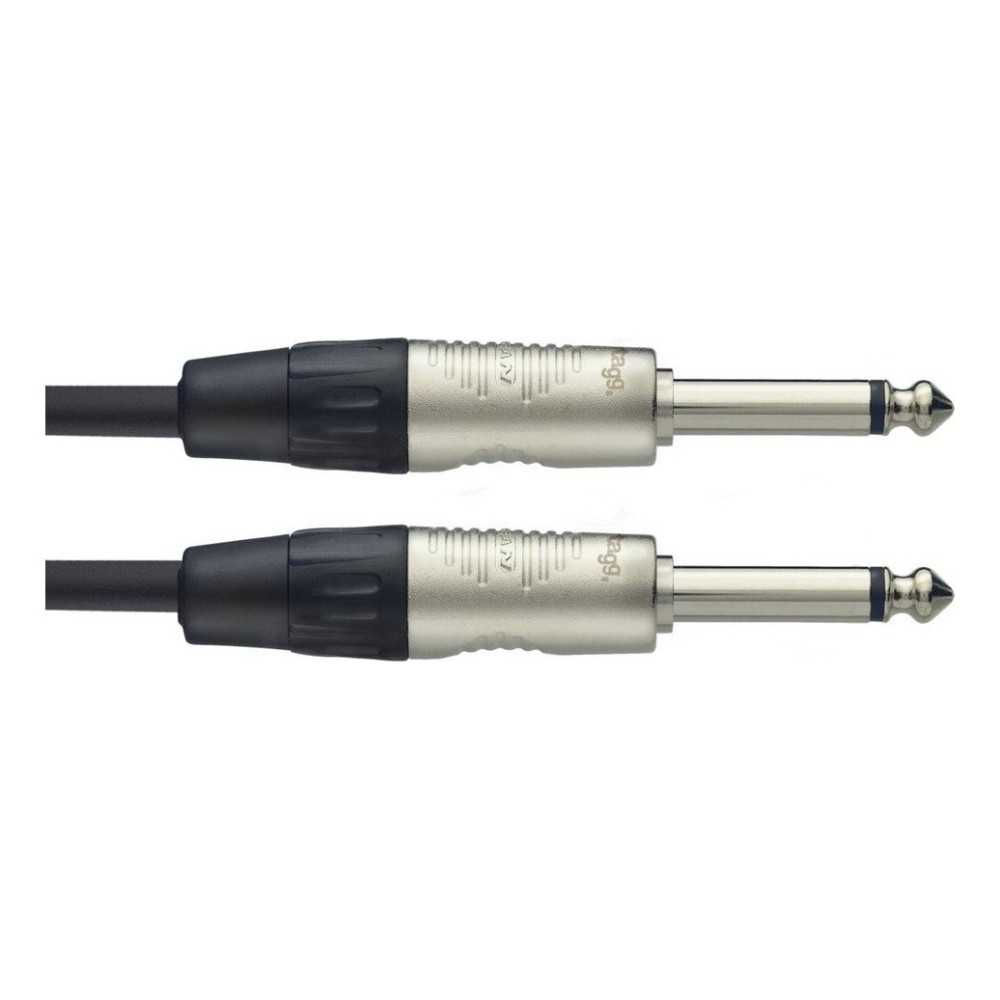 Cable Plug Plug 6 Metros Stagg Audio Ficha Metalica