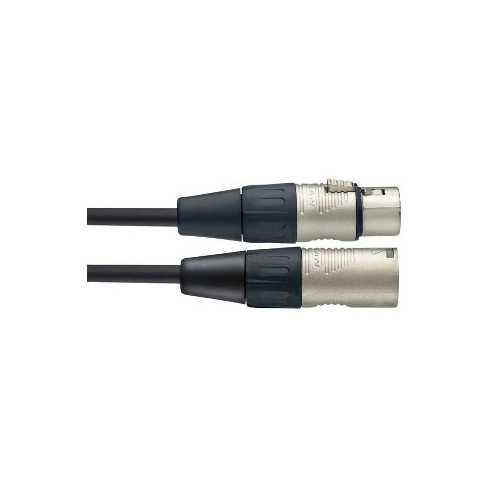 Cable Stagg Pro (canon) Xlr Macho A Xlr Hembra 3 Metros