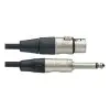 Cable Canon Plug 6 Metros Profesional Stagg Canon Hembra