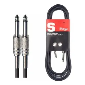 Cable Plug Plug 1,5 Metros Standard Stagg Ficha Metalica