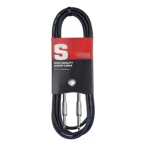 Cable Plug Plug 1,5 Metros Standard Stagg Ficha Metalica